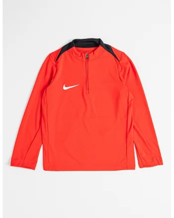 Bluza cu tehnologie Dri-Fit, pentru fotbal, Rosu/Alb