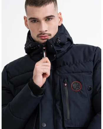 Geaca cu gluga Albertana, Bleumarin