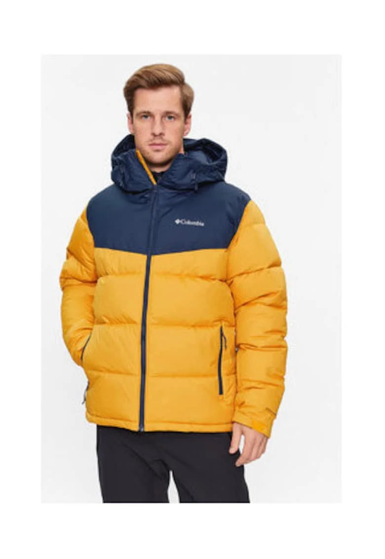 Geaca barbati  Icelineridge 756, galben, 100% poliester, Galben/Bleumarin