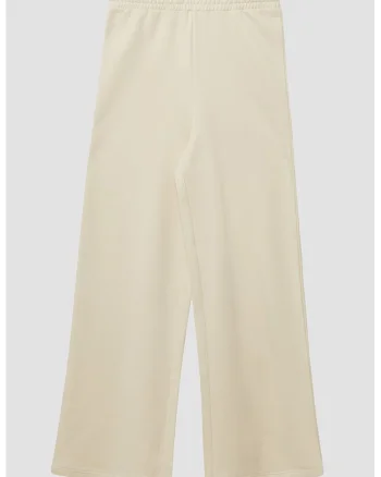 Pantalomi de trening cu talie elastica, Bej