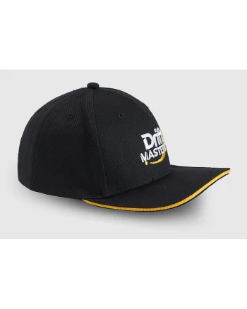 Sapca Unisex  x Drift Masters, Fullcap, Bumbac, Snapback Reglabil, Negru/Galben/Alb, Colectia SS25