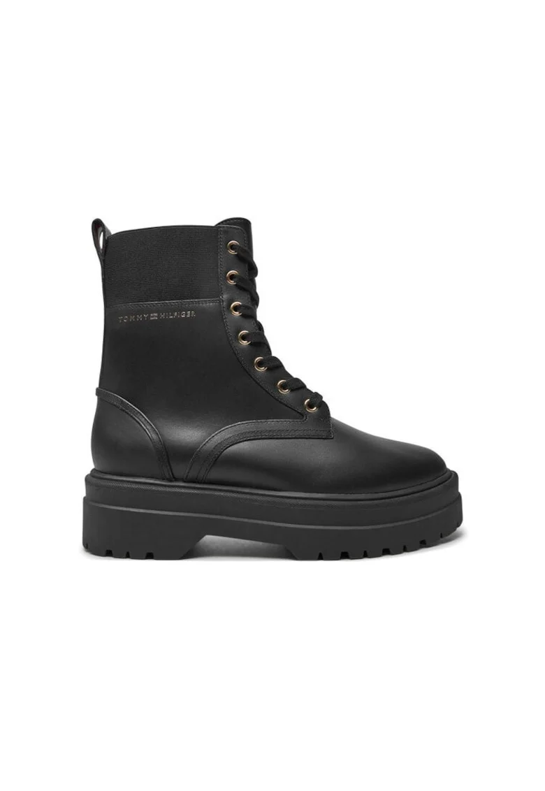 Ghete sport dama,  piele naturala, negru,
