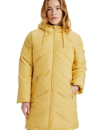 Geaca matlasata Better Weather, Galben pai