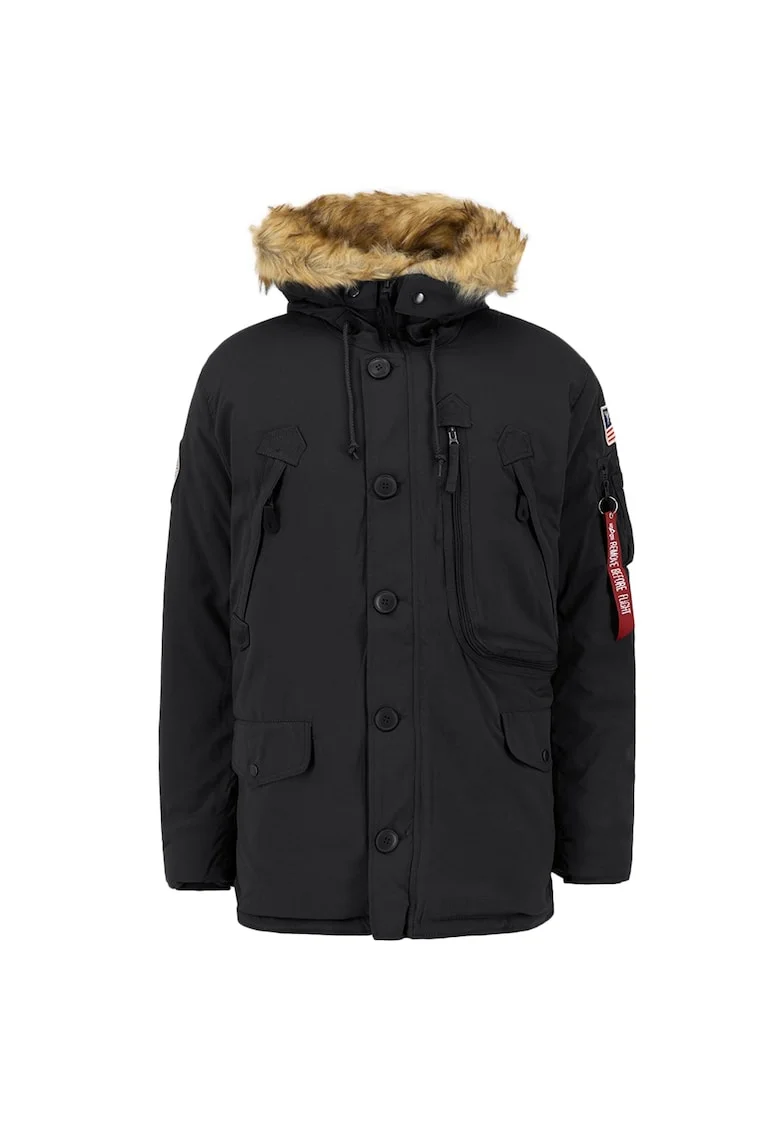 Jacheta barbati  3158, Nylon, Negru
