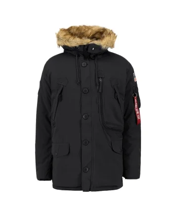 Jacheta barbati  3158, Nylon, Negru