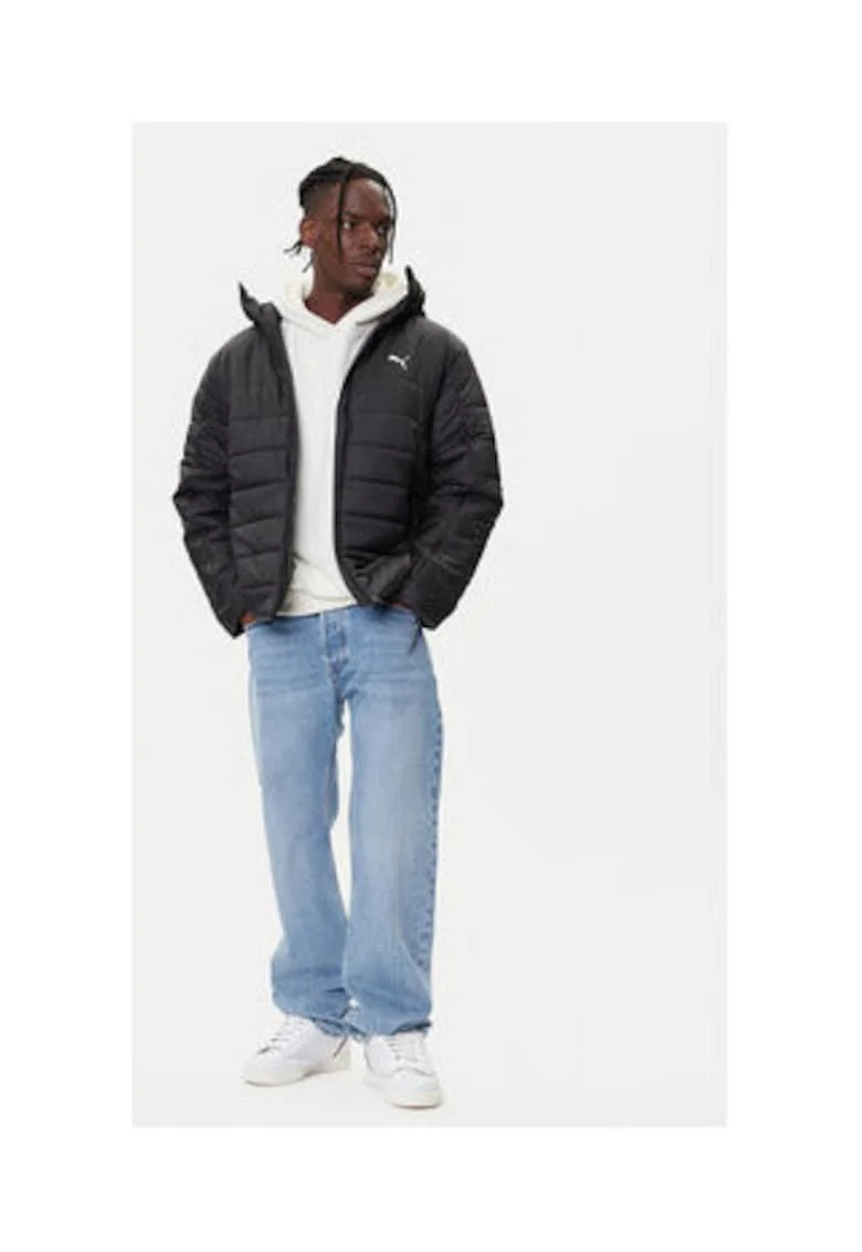 Geaca de iarna barbati,  negru, material sintetic,