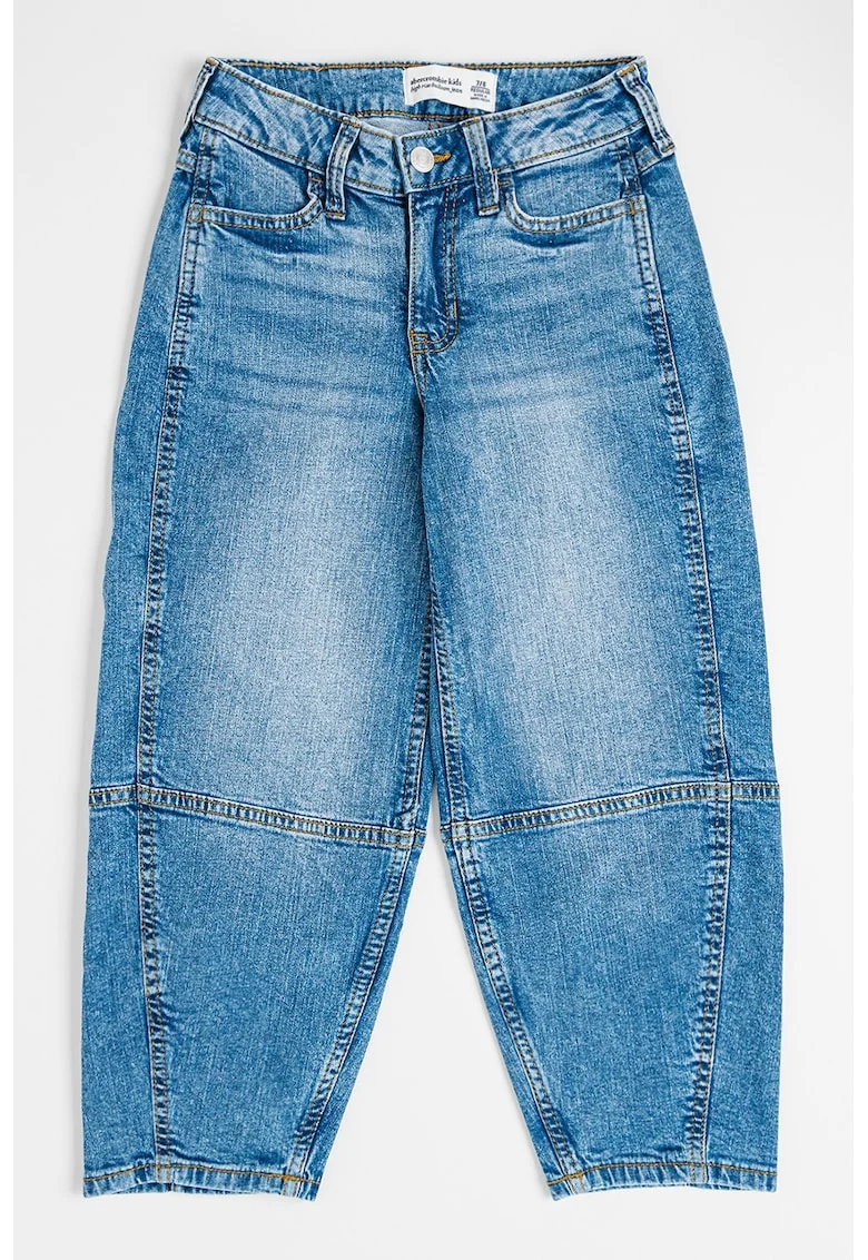 Blugi relaxed fit cu buzunare, Albastru