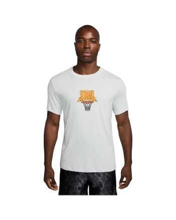 Tricou sport barbati  Dri-FIT, usor, respirabil, alb, bumbac si poliester