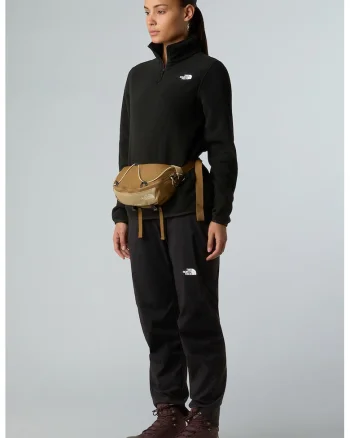 Bluza de trening din fleece cu fenta cu fermoar Glacier, Negru