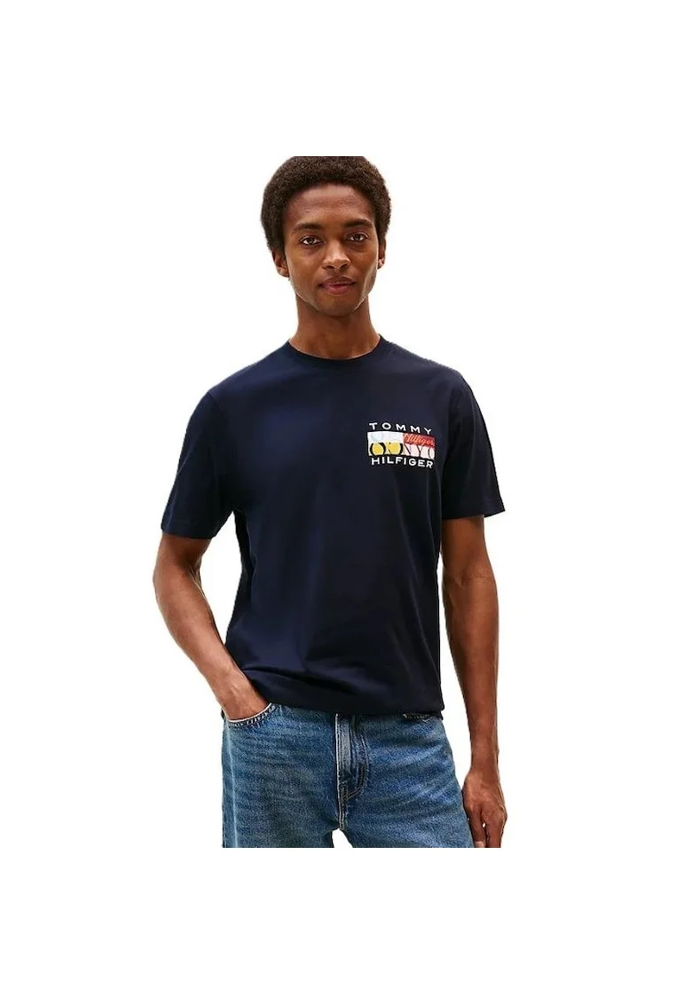 Tricou  TH COLOUR FLAG TEE-MW0MW40006-DW5