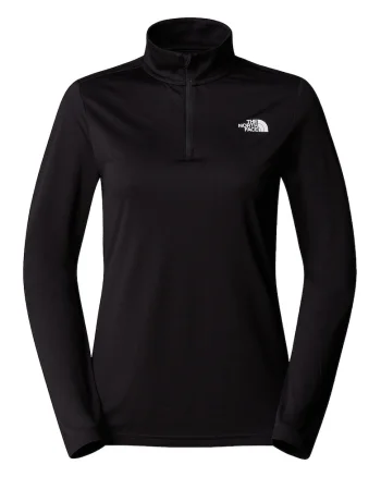 Bluza cu logo si fermoar scurt, pentru antrenament, Negru