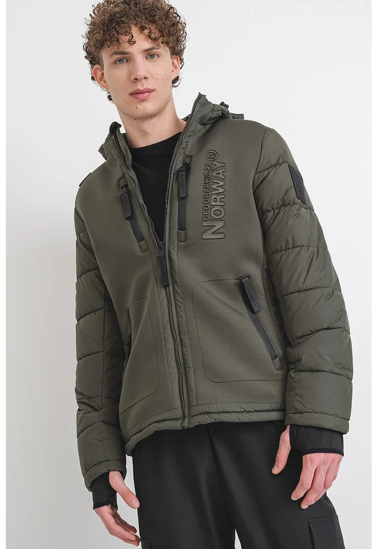 Geaca cu imprimeu logo Beachwood, Kaki