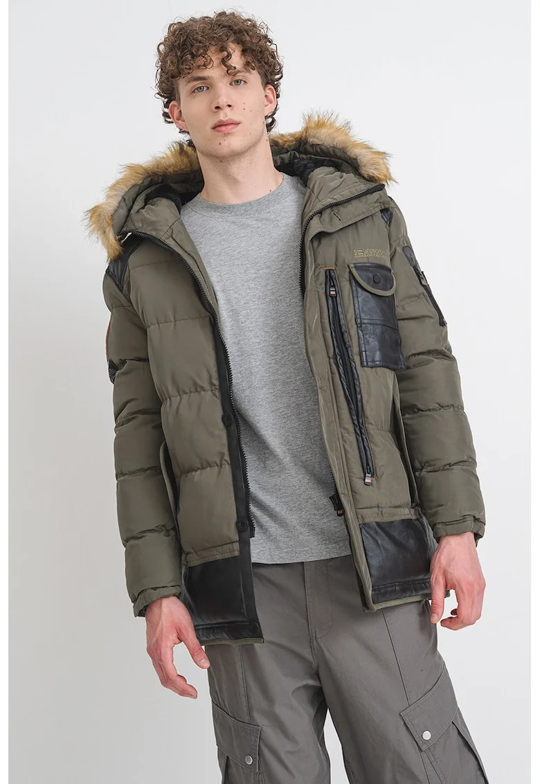 Geaca cu gluga Busseldorf, Kaki
