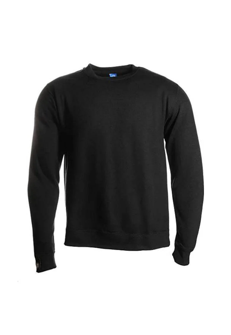 Bluza sport barbati,  Bumbac/Poliester, Negru,
