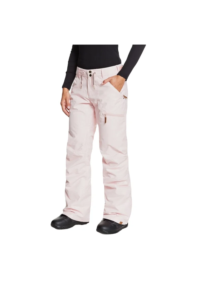 Pantaloni de schi dama,  Poliester, Roz, Roz
