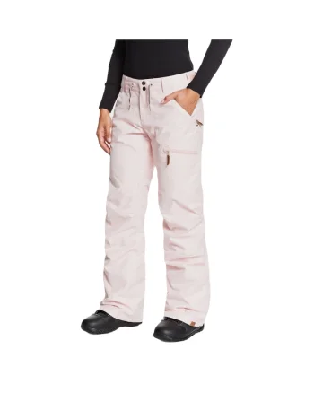 Pantaloni de schi dama,  Poliester, Roz, Roz