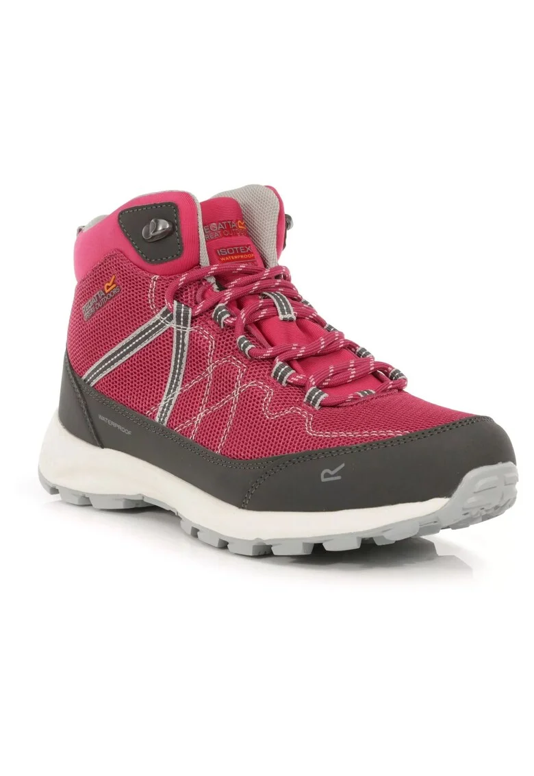 Pantofi dama,  Samaris Lite Mid, membrana Isotex, pentru drumetie, poliester, roz