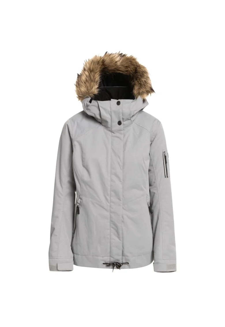 Jacheta ski dama,  Poliester, Gri