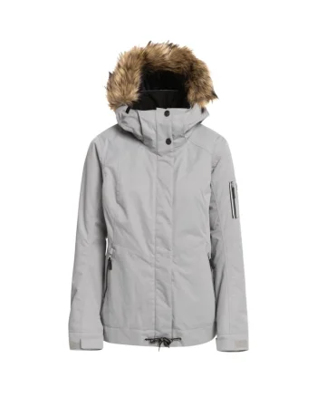 Jacheta ski dama,  Poliester, Gri