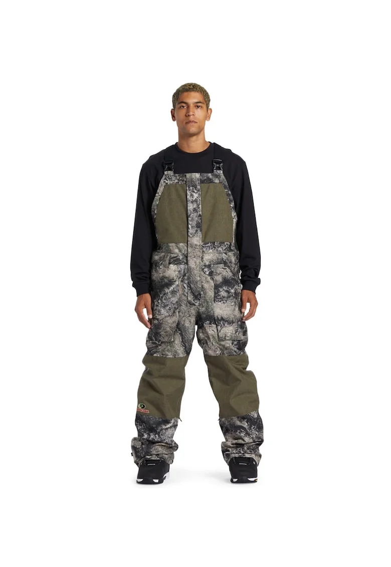 Pantaloni sport barbati  camuflaj, impermeabili, verde, 100% poliester
