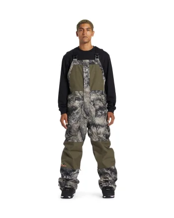 Pantaloni sport barbati  camuflaj, impermeabili, verde, 100% poliester