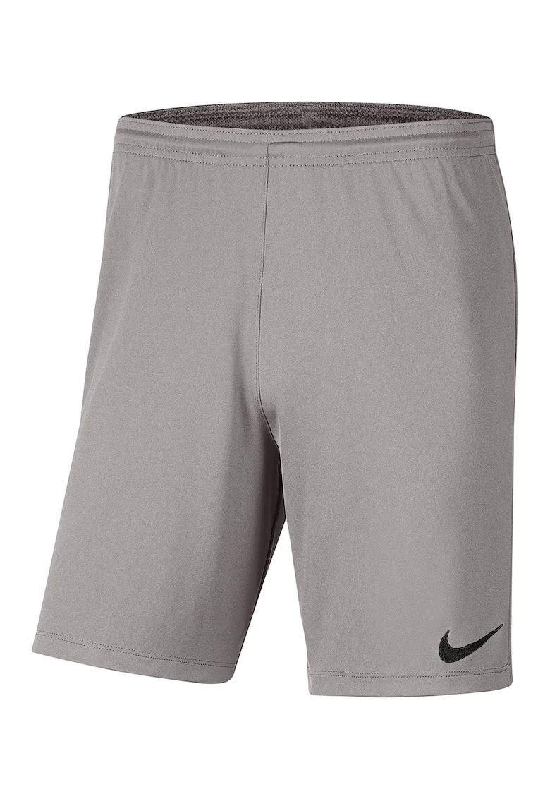 Pantaloni scurti cu tehnologie Dri-FIT pentru fotbal Park III, Negru/Gri