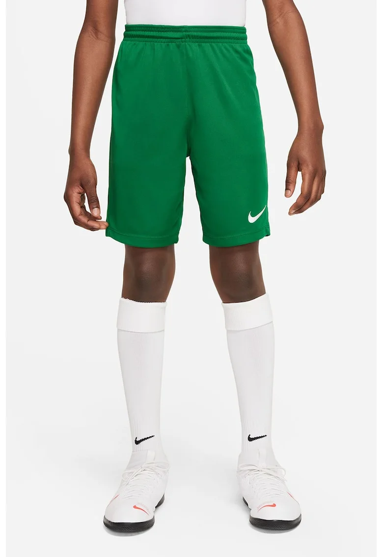 Pantaloni scurti cu tehnologie Dri-FIT pentru fotbal Park III, Alb/Verde
