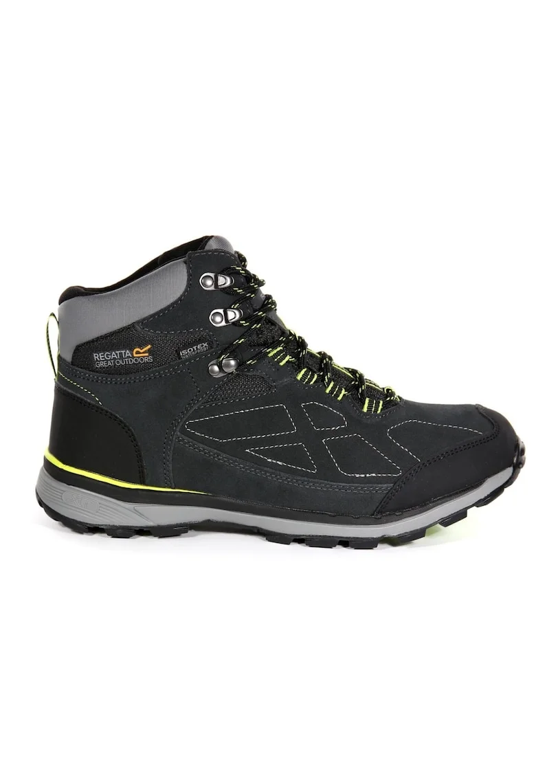 Pantofi trekking barbati,  Sintetic/Piele intoarsa, Multicolor