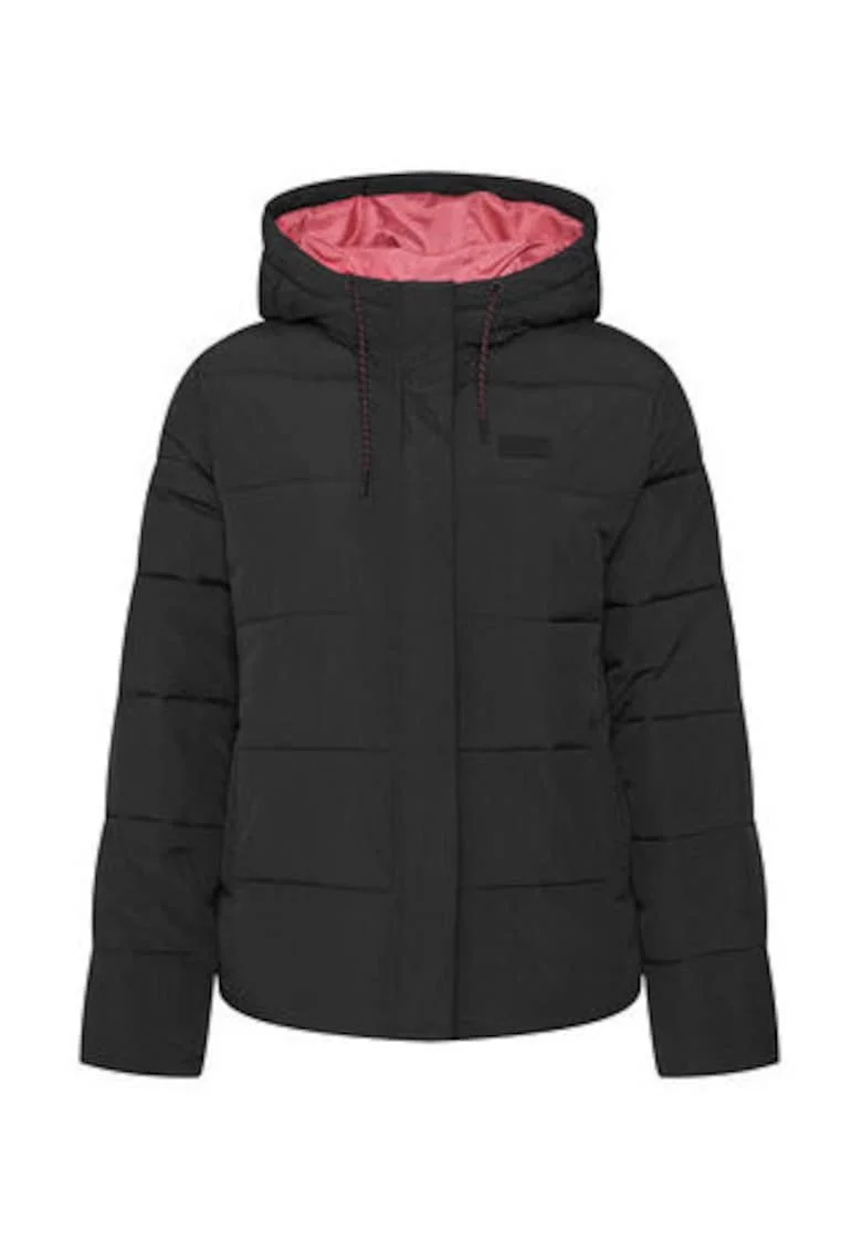 Geaca de tranzitie dama,  neagra, nailon,