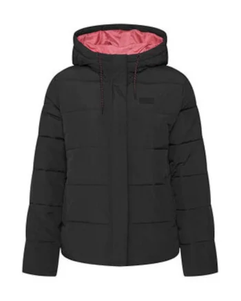 Geaca de tranzitie dama,  neagra, nailon,