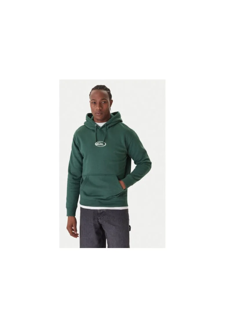Hanorac sport barbati,  bumbac/poliester, verde,