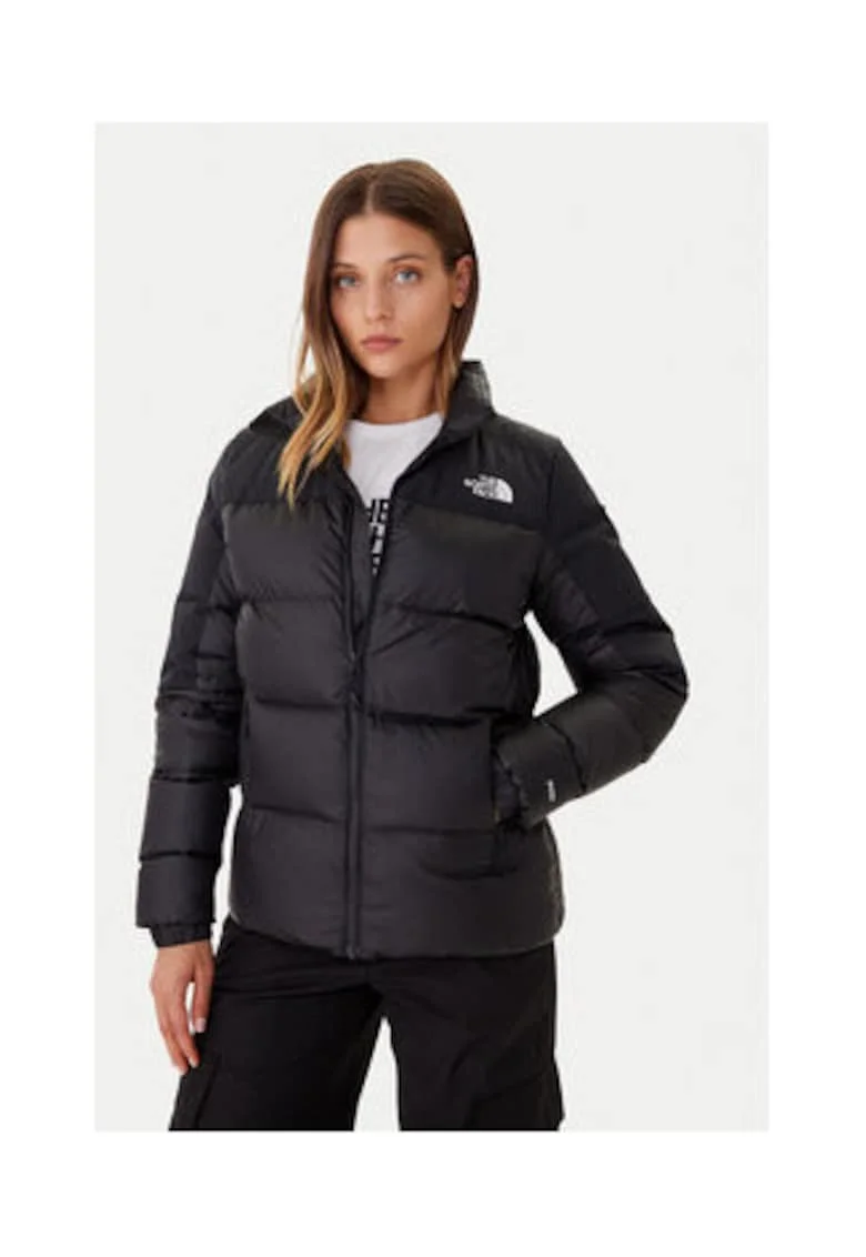 Geaca de puf dama,  neagra, poliester
