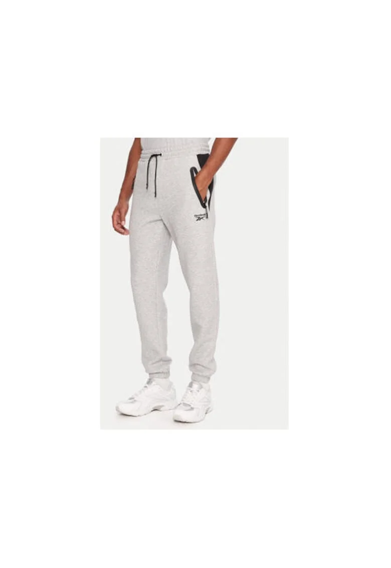 Pantaloni de trening,  bumbac/poliester, gri