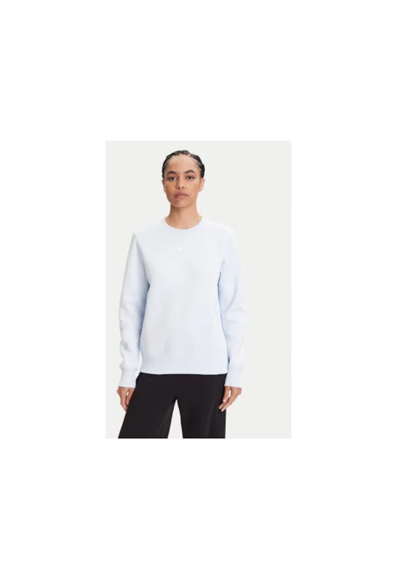 Hanorac sport dama,  albastru deschis, bumbac/poliester,