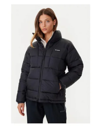 Geaca de iarna,  neagra, poliester reciclat,
