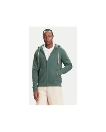 Hanorac sport barbati,  verde, bumbac/poliester