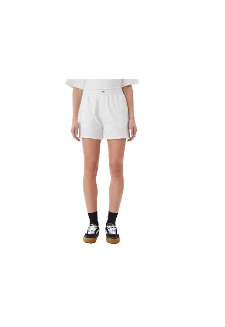 Pantaloni sport dama,  alb, bumbac/viscoza