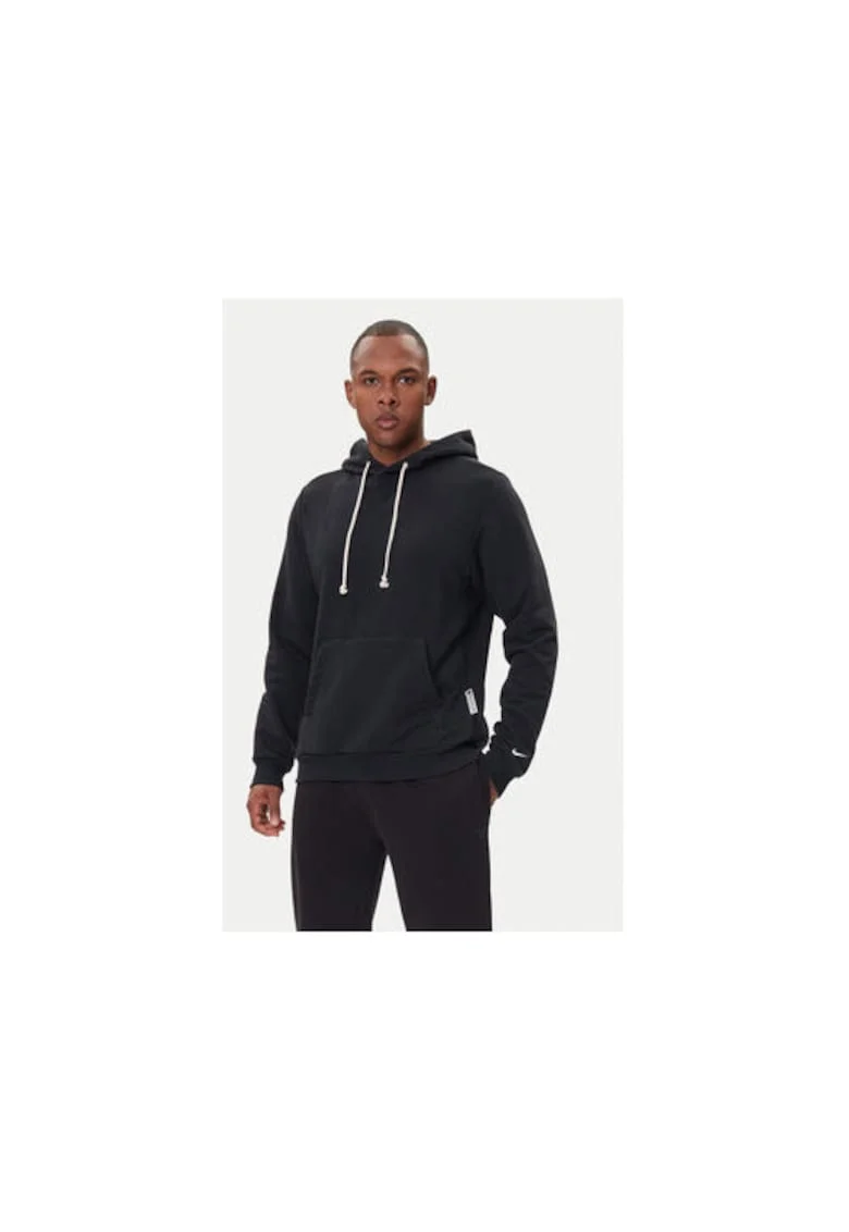 Hanorac sport barbati,  poliester/bumbac, negru