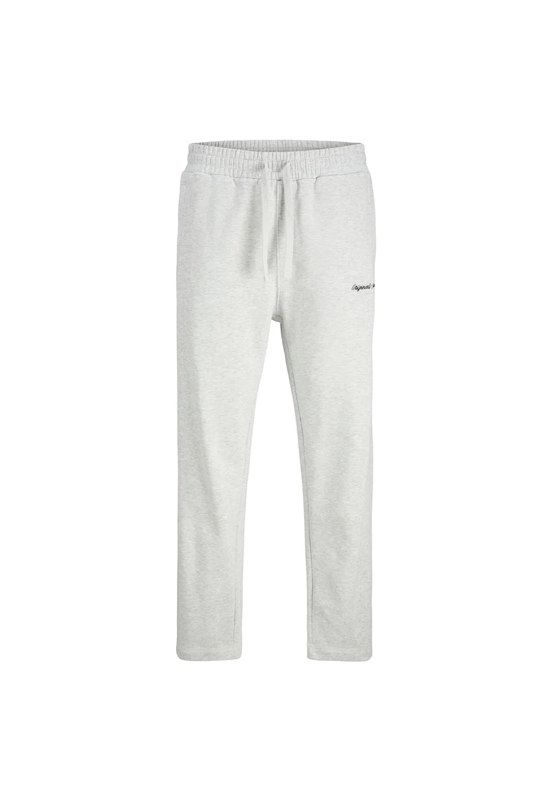 Pantaloni sport barbati  gri deschis, material confortabil