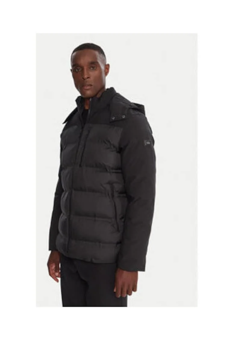 Geaca de iarna barbati,  neagra, 100% poliester,