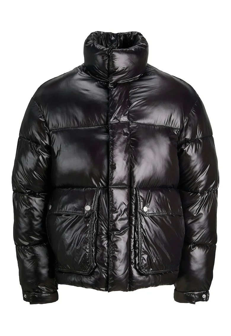 Geaca de iarna barbati, Jack Jones, neagra, 100% nailon