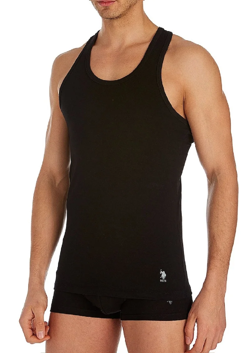Top de casa cu logo, Negru