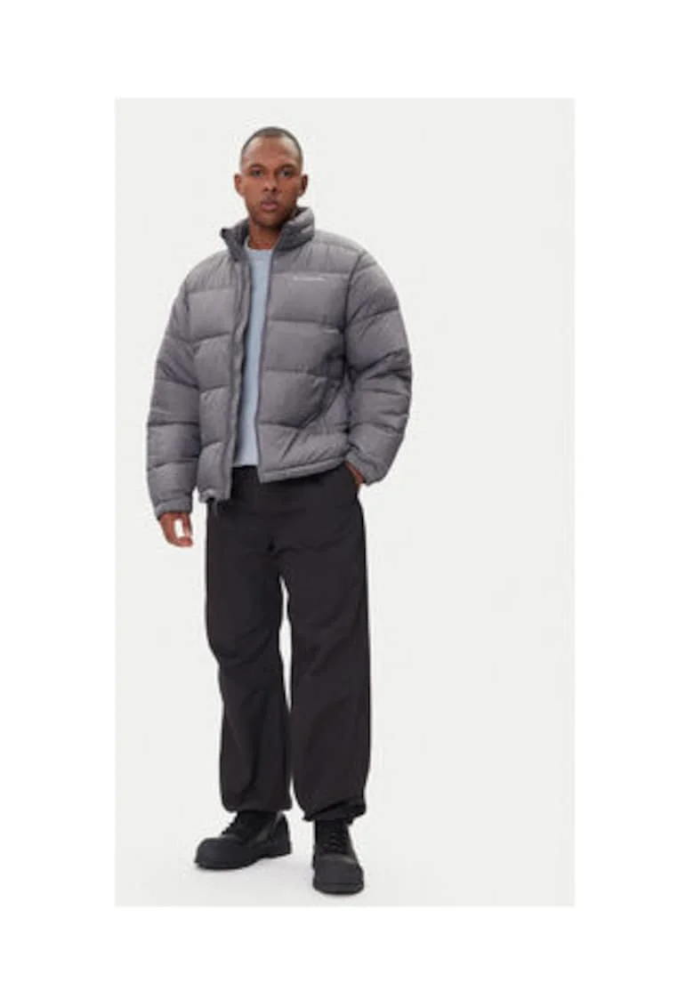 Geaca de iarna barbati,  gri, 100% poliester reciclat,