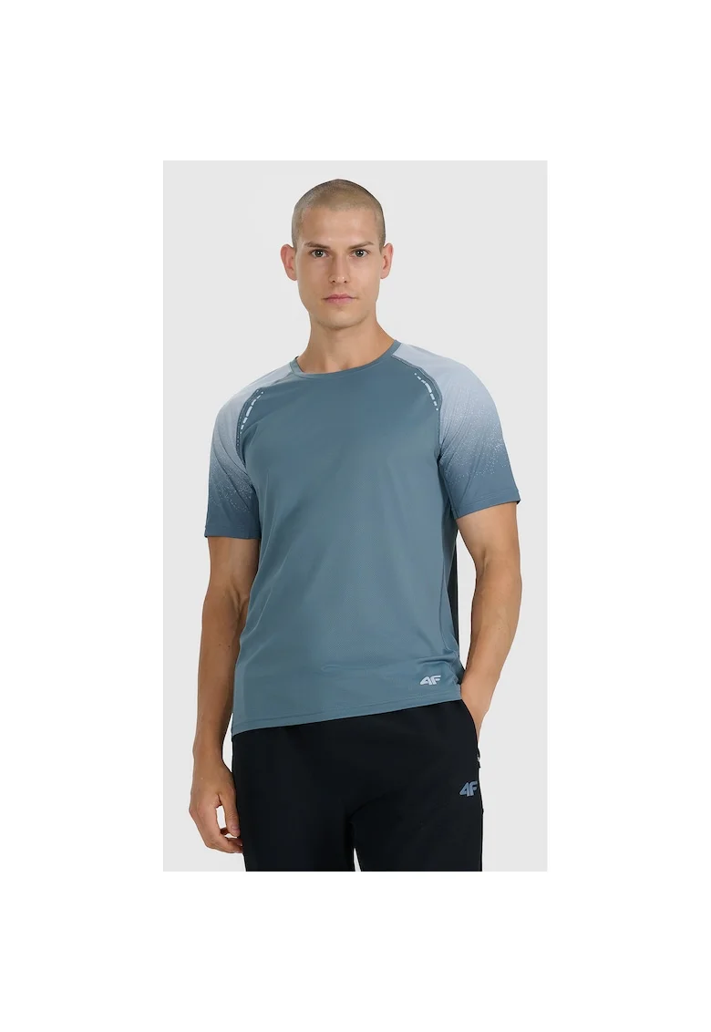 Tricou Sport Barbati,  Reflectorizant, Ventilatie Superioara, Uscare Rapida, Confortabil, Argintiu