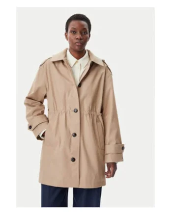 Parka dama,  Bej, 100% bumbac organic