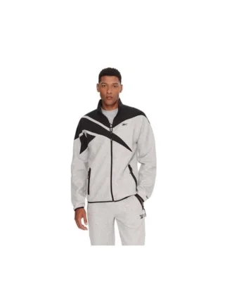 Hanorac sport barbati,  bumbac/poliester, negru/gri