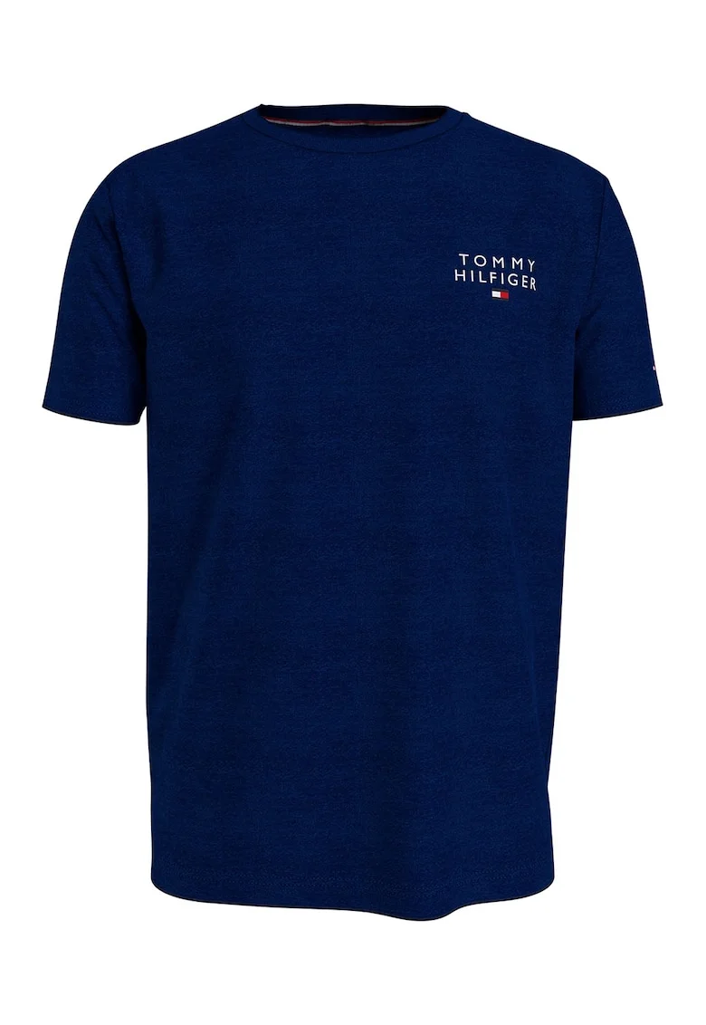 Tricou de casa din bumbac organic, Bleumarin