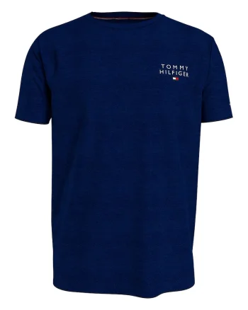 Tricou de casa din bumbac organic, Bleumarin