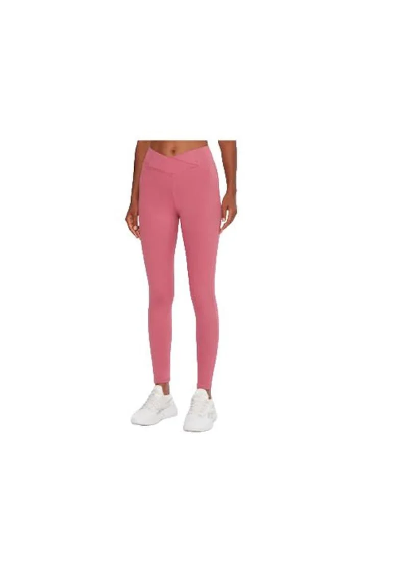 Colanti sport dama,  roz, 85% poliester reciclat, 15% elastan,