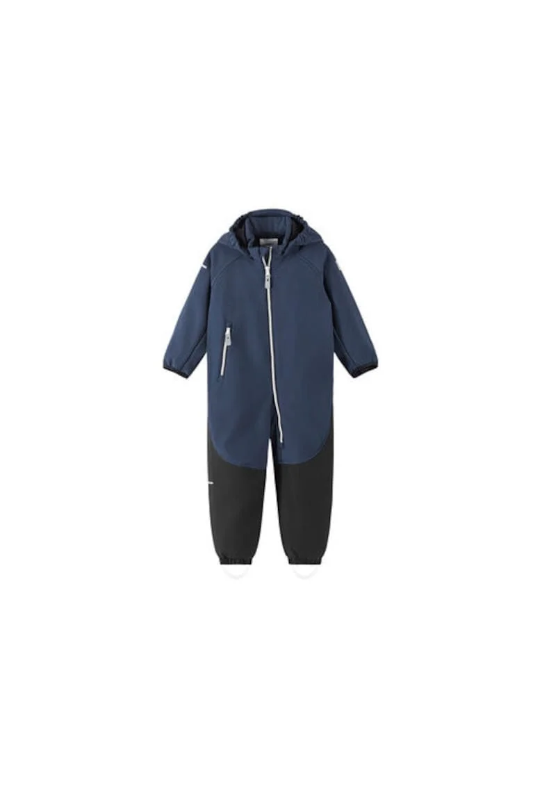 Salopeta pentru copii,  poliester/elastan, bleumarin/negru